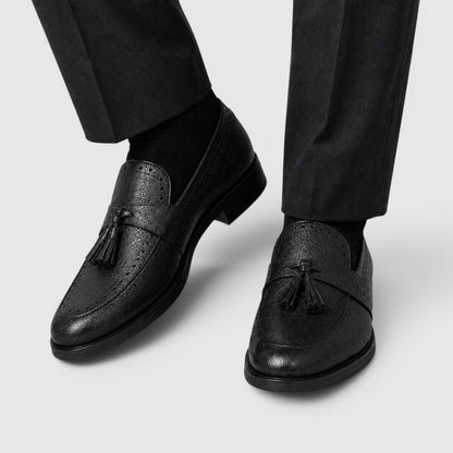 Men's Casual Lightweight Leather Loafers