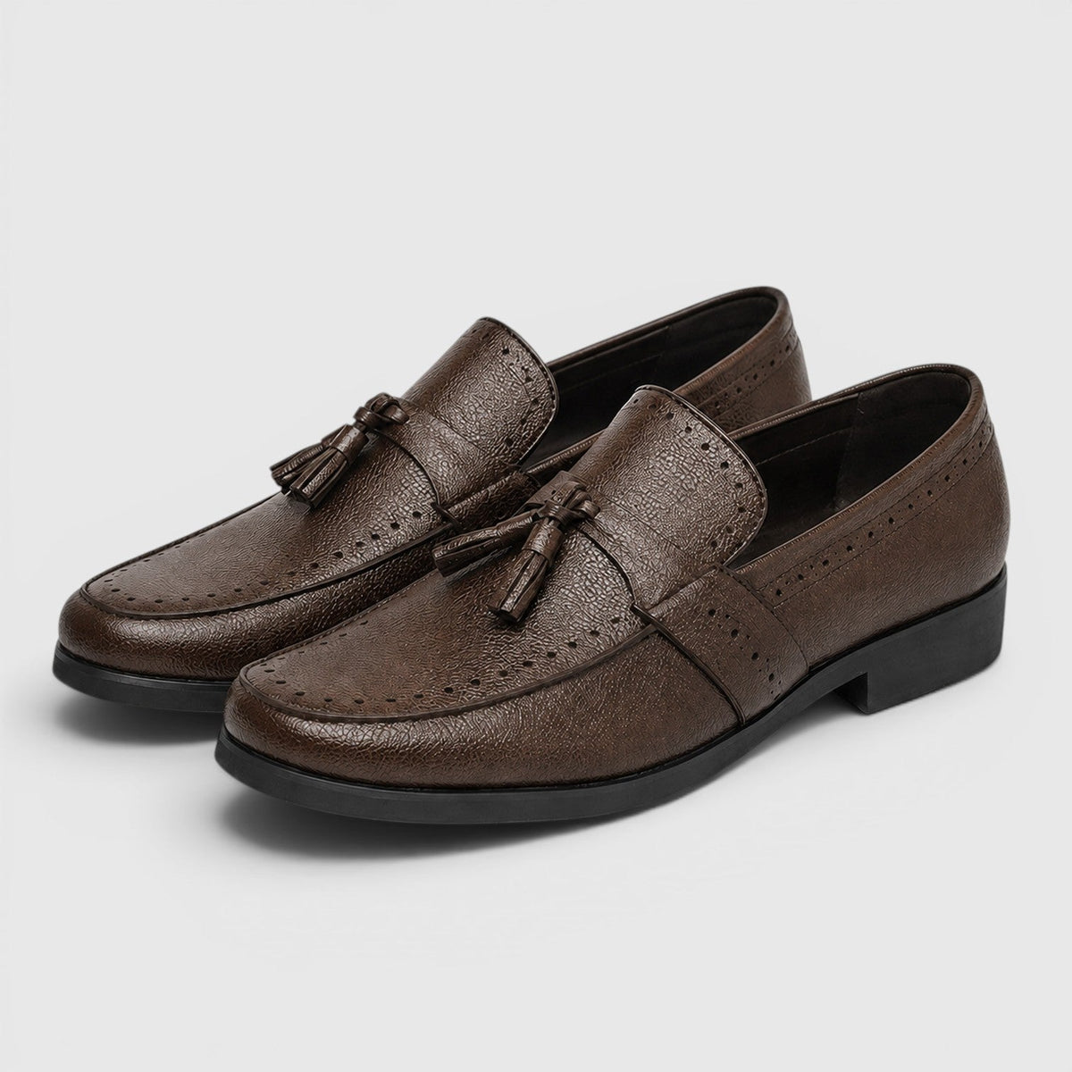 Men's Casual Lightweight Leather Loafers