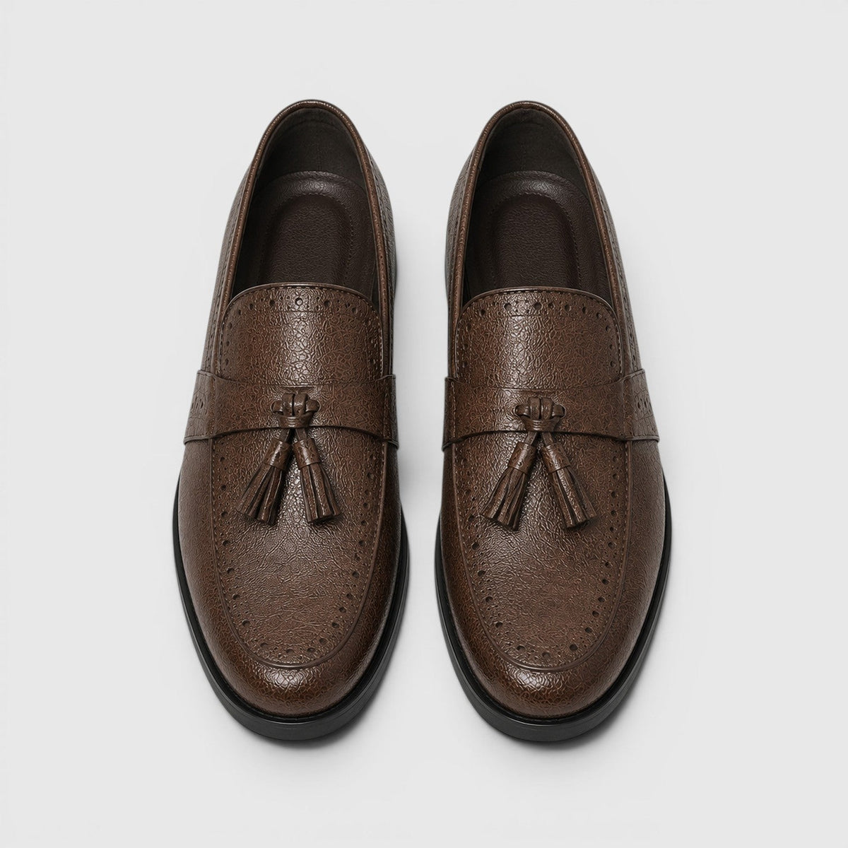 Men's Casual Lightweight Leather Loafers
