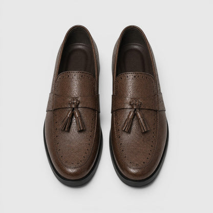 Men's Casual Lightweight Leather Loafers