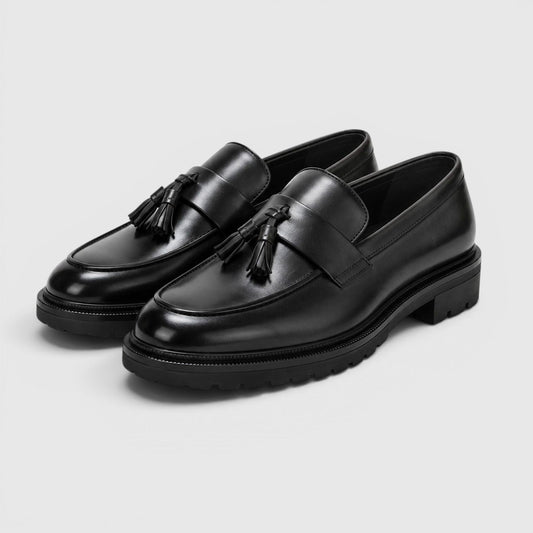 Men's Stylish Leather Tassel Loafers