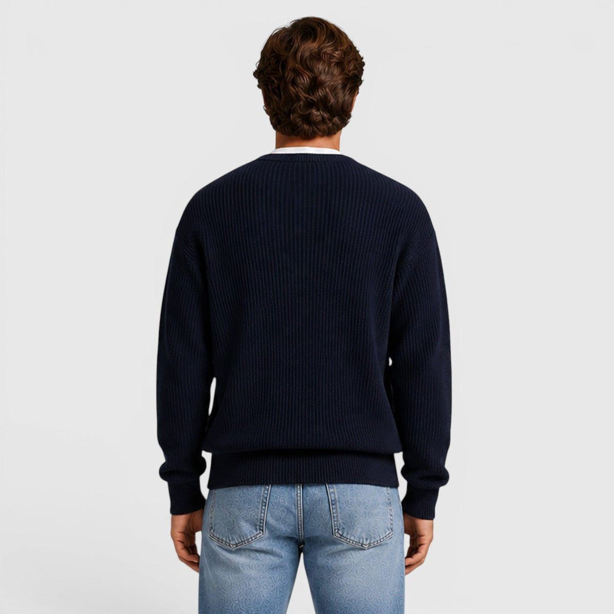 Men's Casual Knit Zip-Up Cardigan