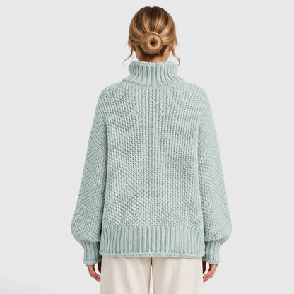 Women's Cozy Knit Roll Neck Jumper