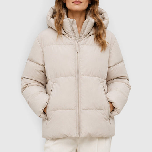 Women's Lightweight Quilted Hooded Puffer Jacket