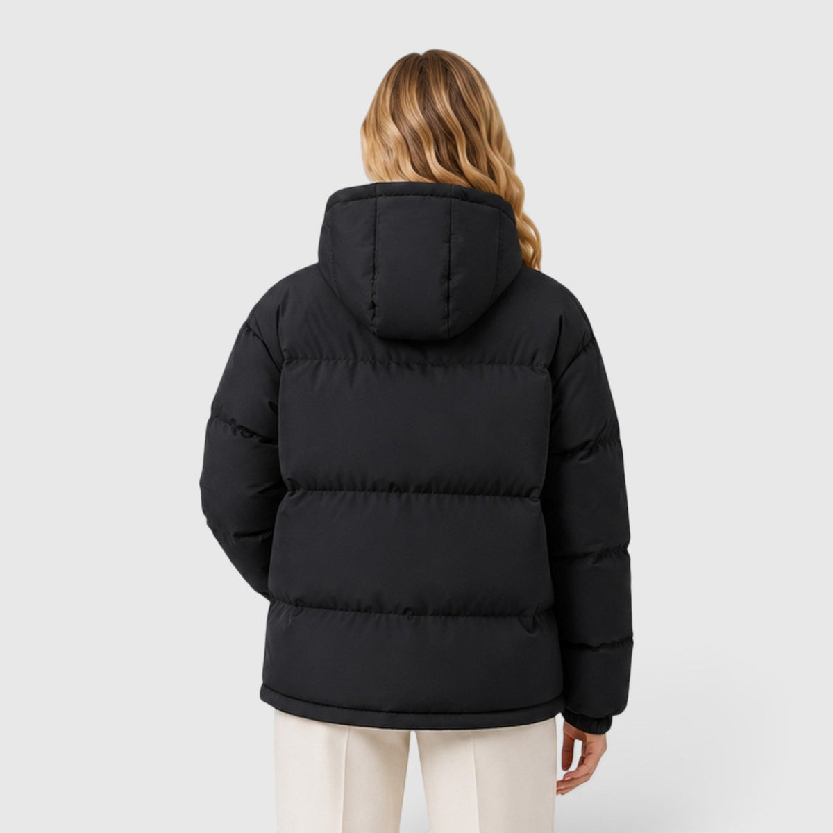 Women's Lightweight Hooded Puffer Jacket with Casual Fit
