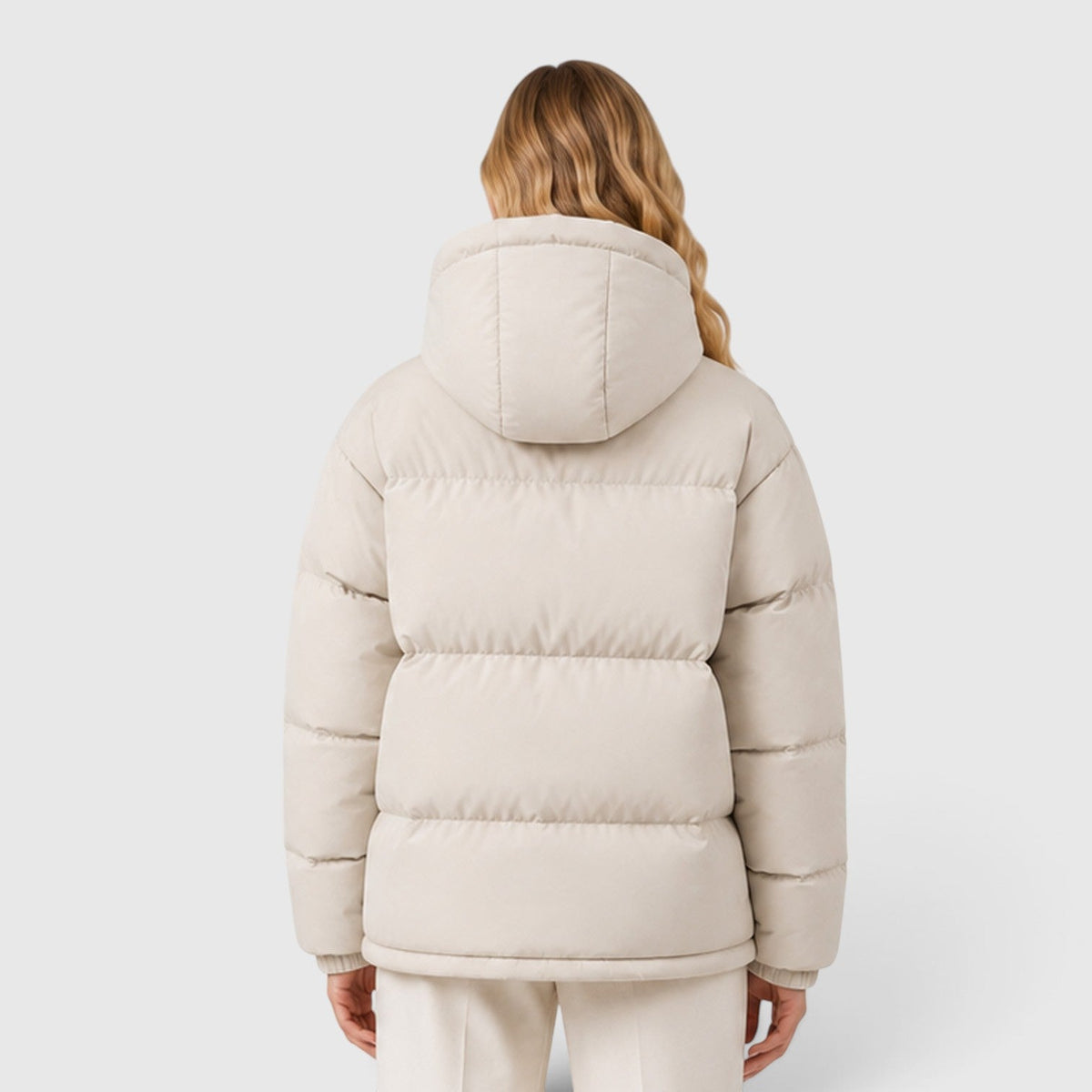 Women's Lightweight Hooded Puffer Jacket with Casual Fit