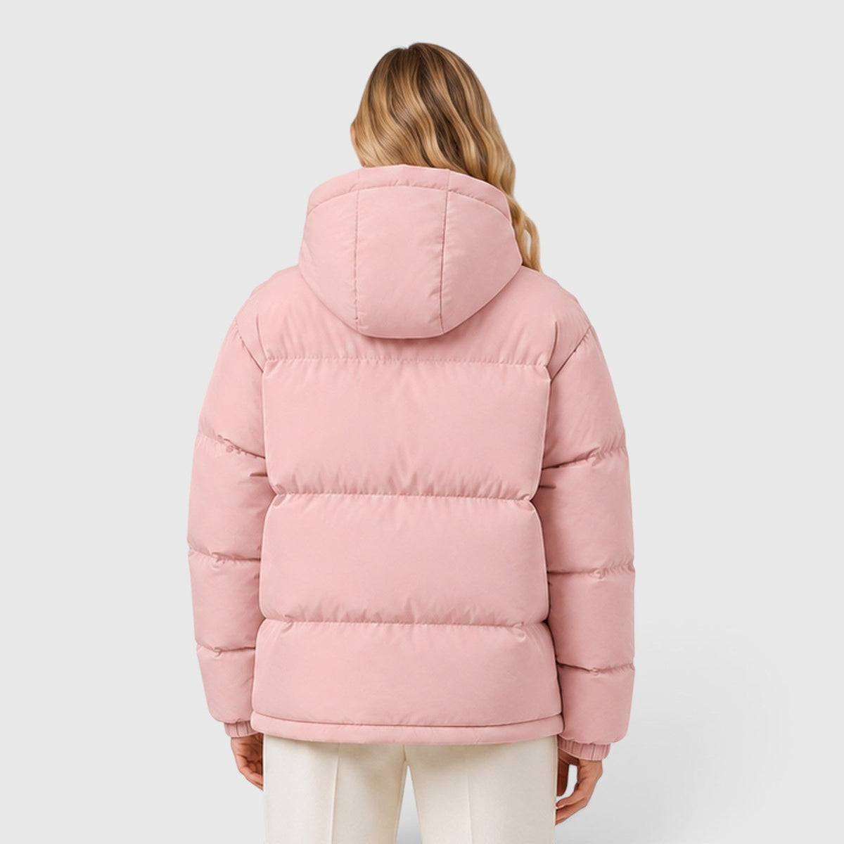 Women's Lightweight Hooded Puffer Jacket with Casual Fit