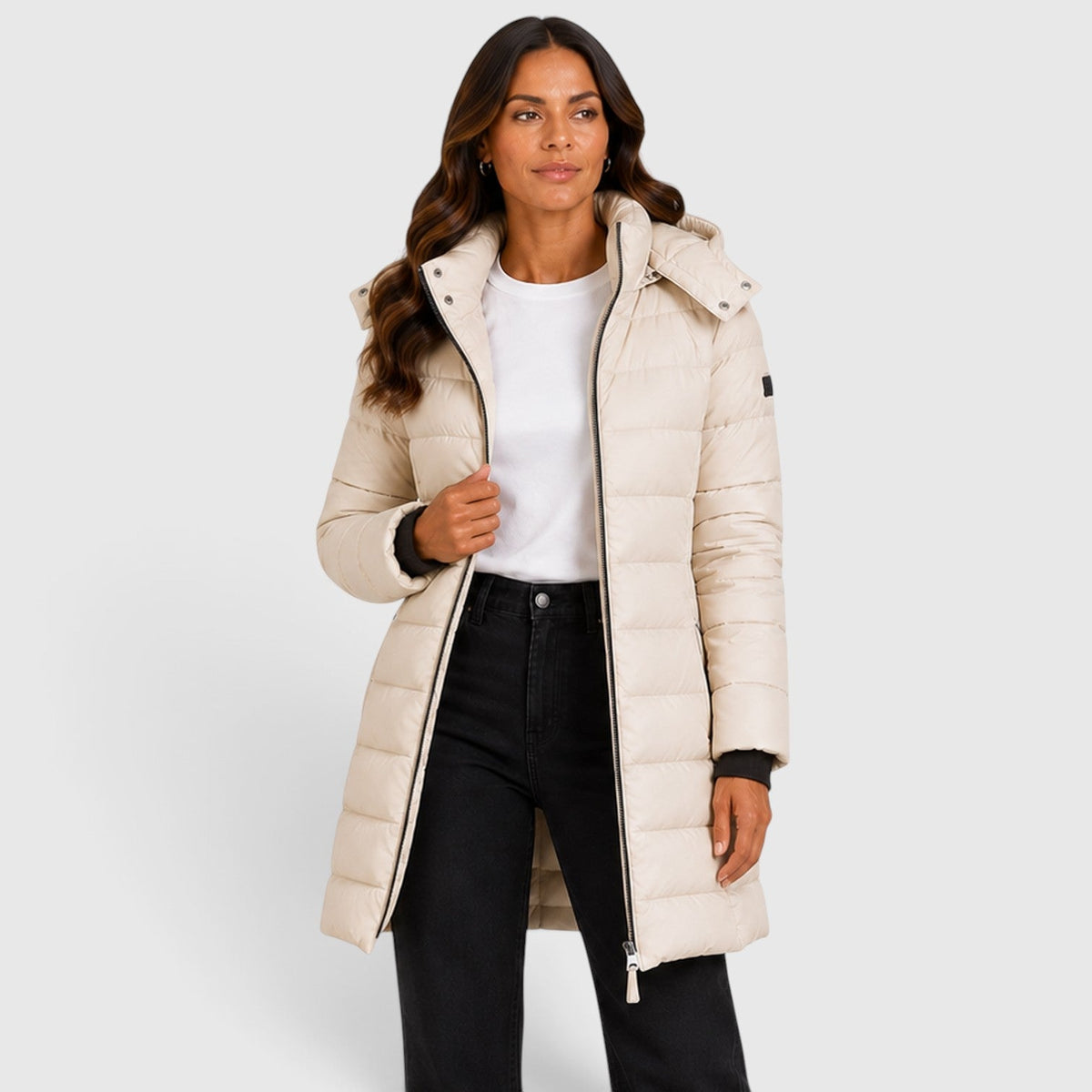 Women's Stylish Lightweight Insulated Hooded Puffer Jacket