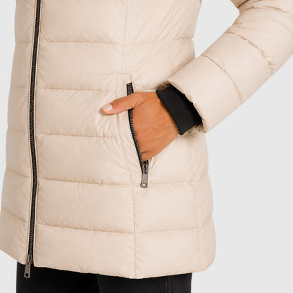 Women's Stylish Lightweight Insulated Hooded Puffer Jacket