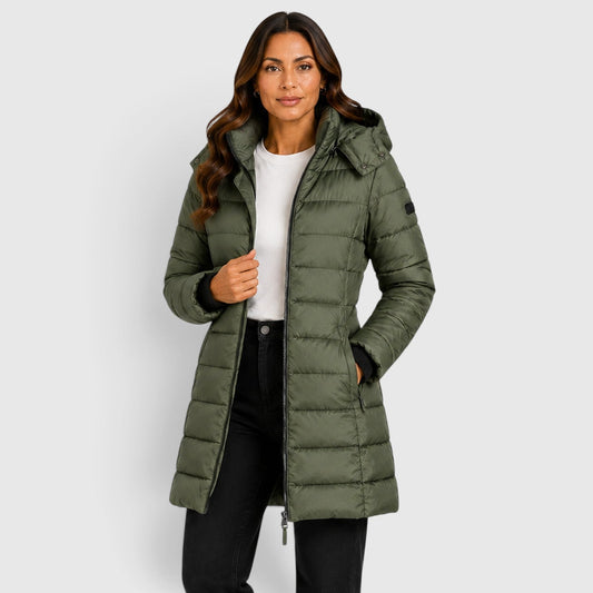 Women's Stylish Lightweight Insulated Hooded Puffer Jacket