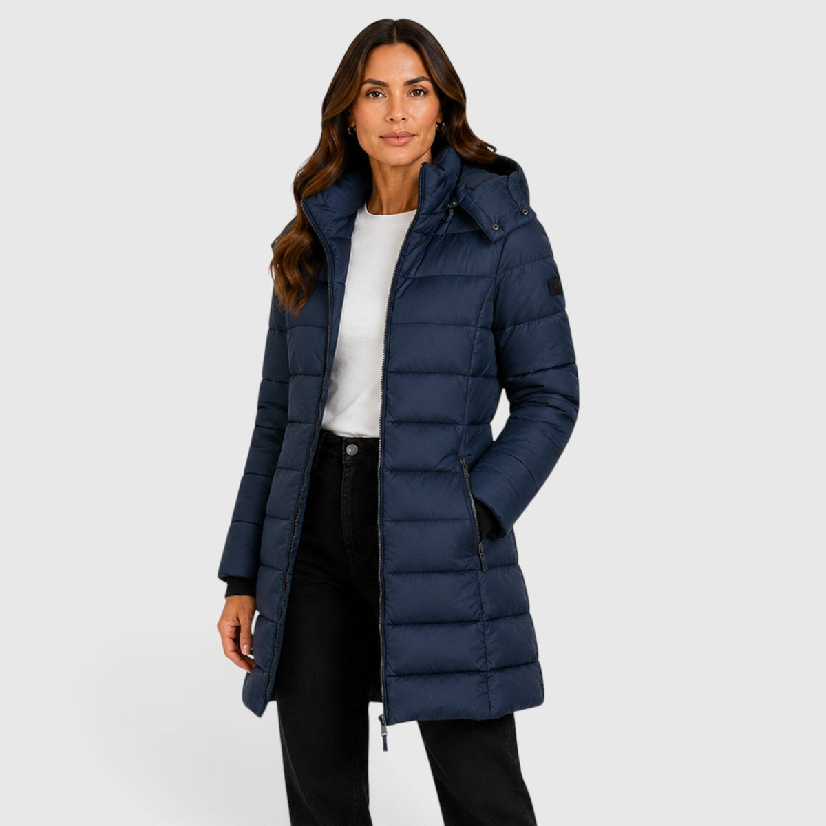 Women's Stylish Lightweight Insulated Hooded Puffer Jacket
