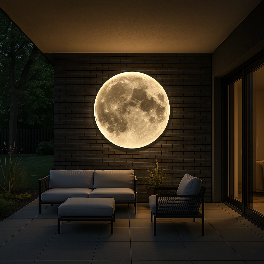 Soft Glow LED Wall Light with Rough Finish