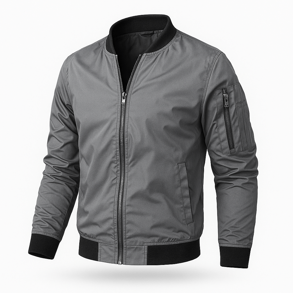 Slim Fit Black Leather Jacket