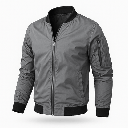 Slim Fit Black Leather Jacket