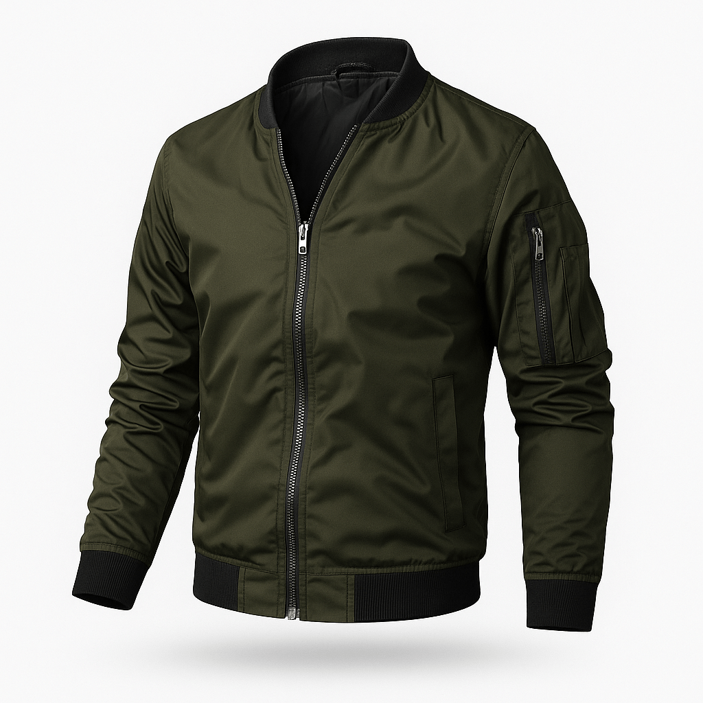 Slim Fit Black Leather Jacket