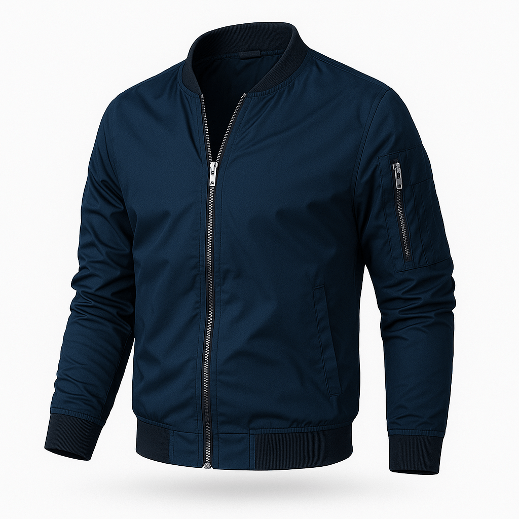 Slim Fit Black Leather Jacket