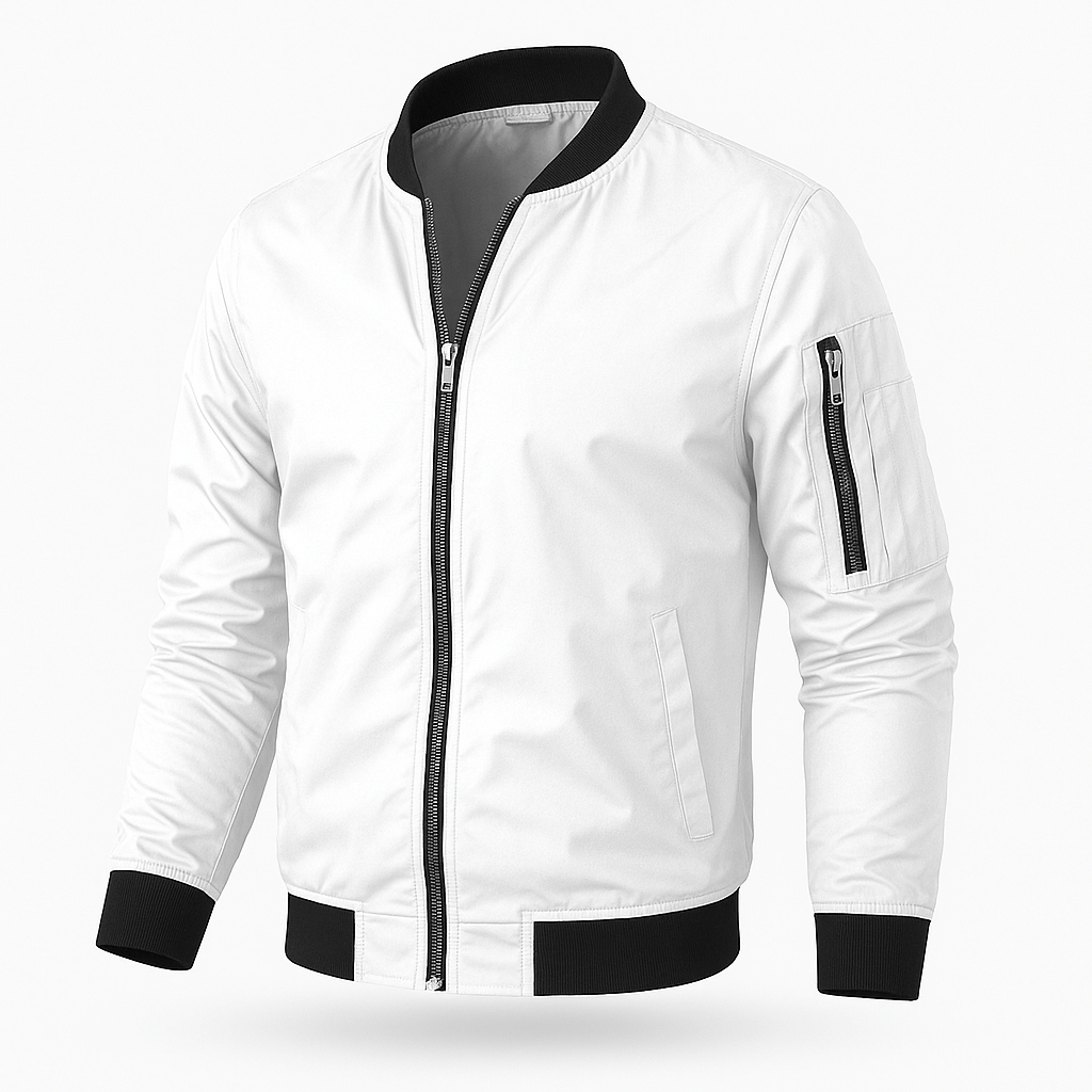 Slim Fit Black Leather Jacket