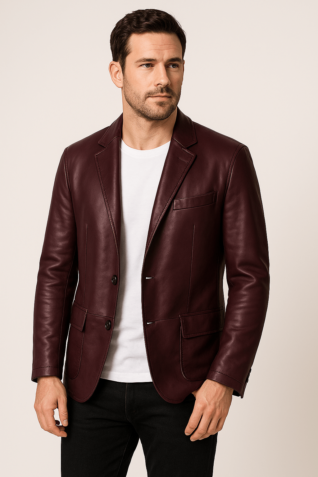 Timeless Brown Biker Leather Jacket