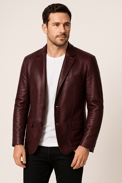 Timeless Brown Biker Leather Jacket