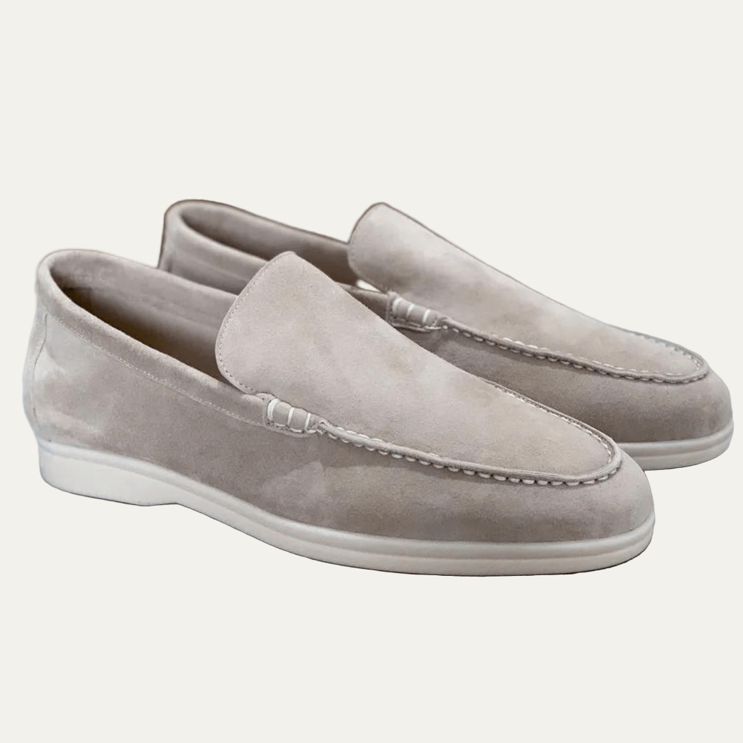 Men's Comfortable Slip On Suede Loafers Shoes - OutfitLondon