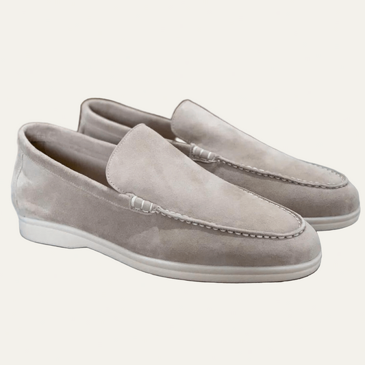 Men's Comfortable Slip On Suede Loafers Shoes - OutfitLondon