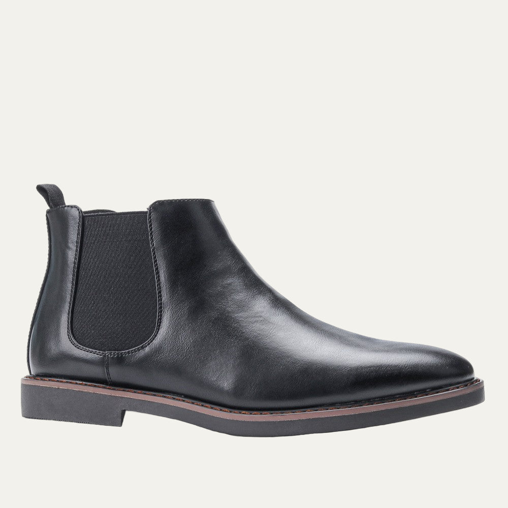 Smart Leather Chelsea Ankle Boots for Men