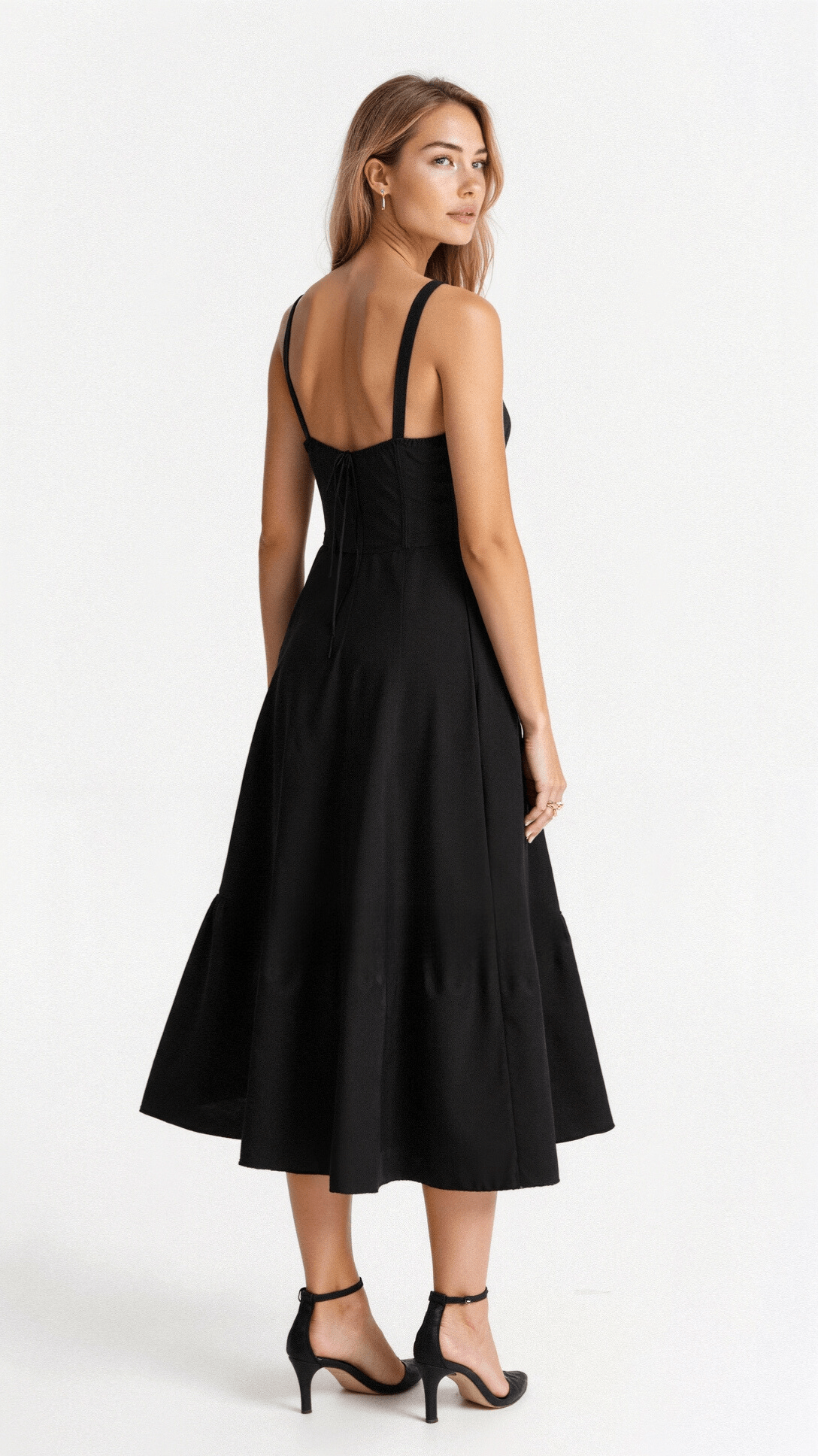Chic Ladies Floral Midi Sundress