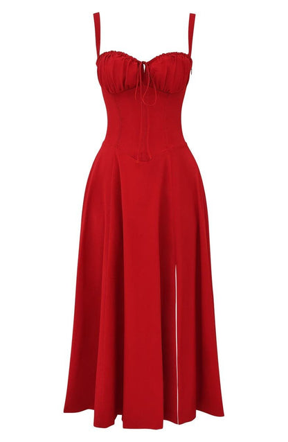 Chic Ladies Floral Midi Sundress