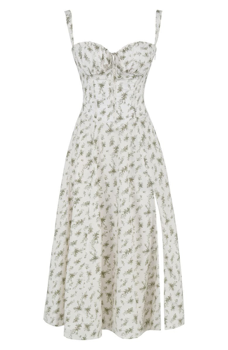 Chic Ladies Floral Midi Sundress