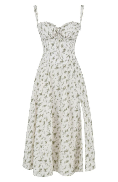 Chic Ladies Floral Midi Sundress