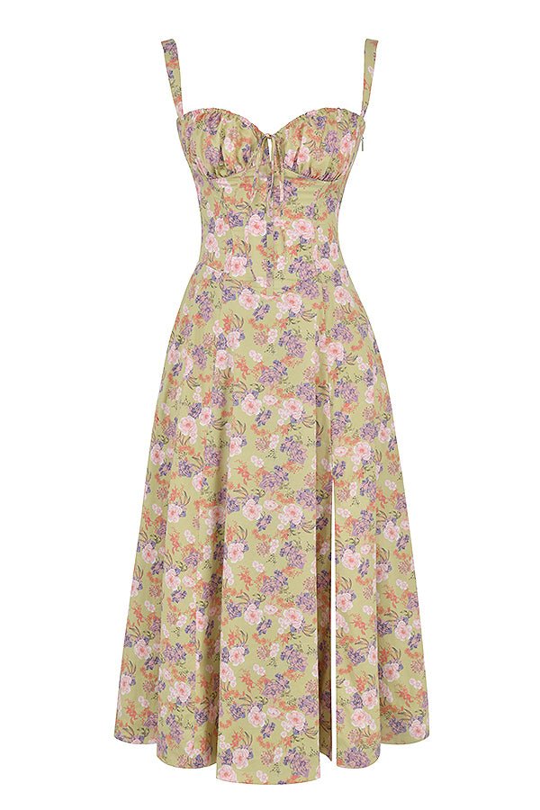 Chic Ladies Floral Midi Sundress