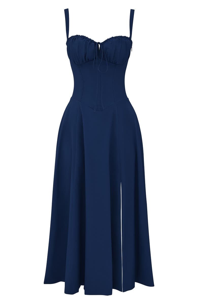 Chic Ladies Floral Midi Sundress
