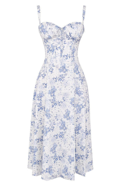 Chic Ladies Floral Midi Sundress