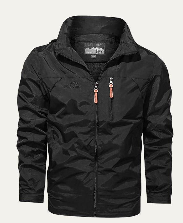 Tough Waterproof Men's Outdoor Zip Jacket - OutfitLondon