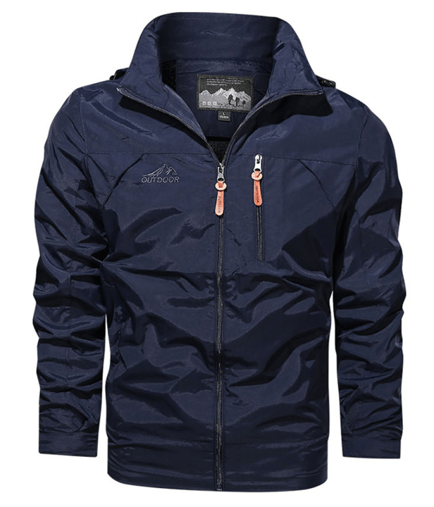 Waterproof Windbreaker Mens Coat - Breathable Lightweight