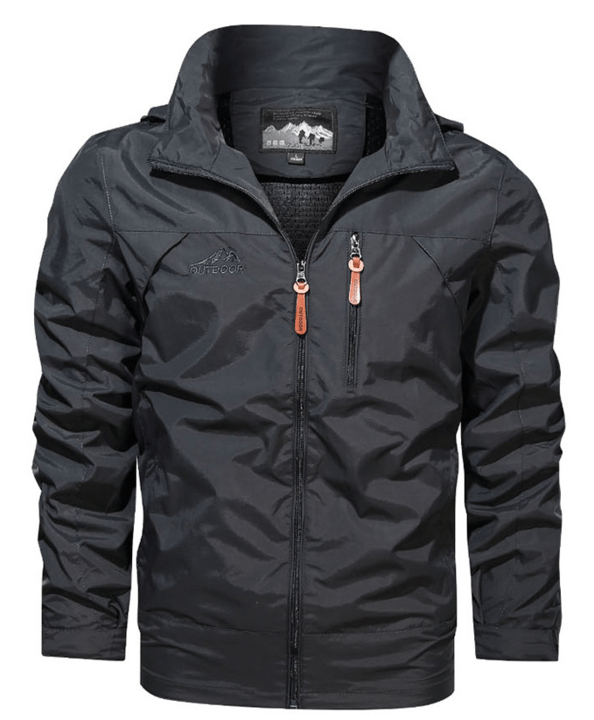 Waterproof Windbreaker Mens Coat - Breathable Lightweight