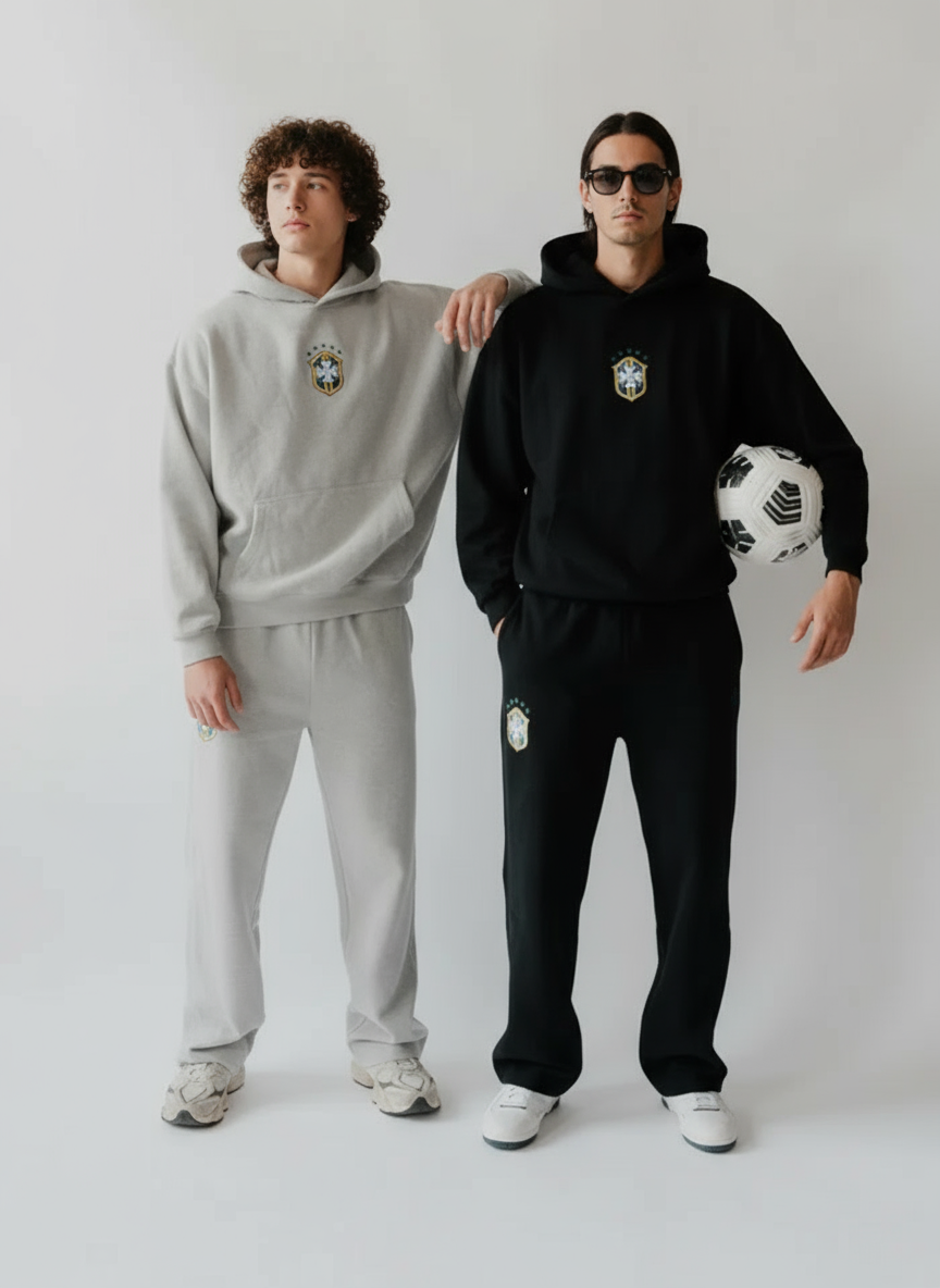 Casual 2-Piece Athletic Tracksuit Set