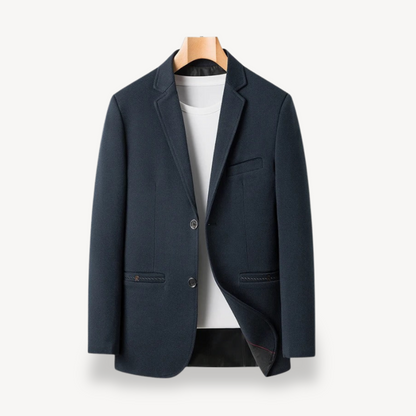 Relaxed Fit Men's Single Button Blazer - OutfitLondon