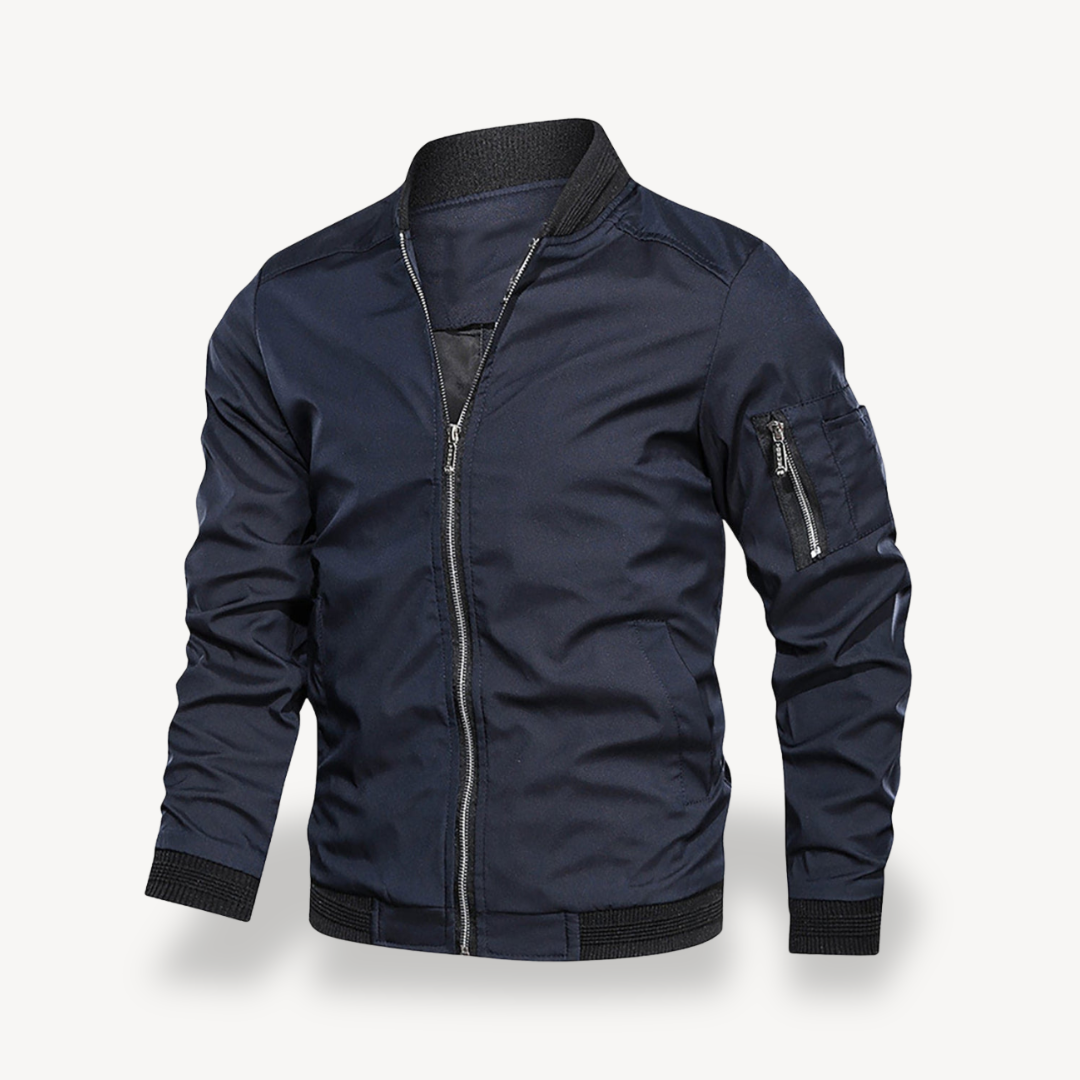 Men's Zip Up Flight Jacket