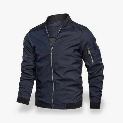 Men's Zip Up Flight Jacket