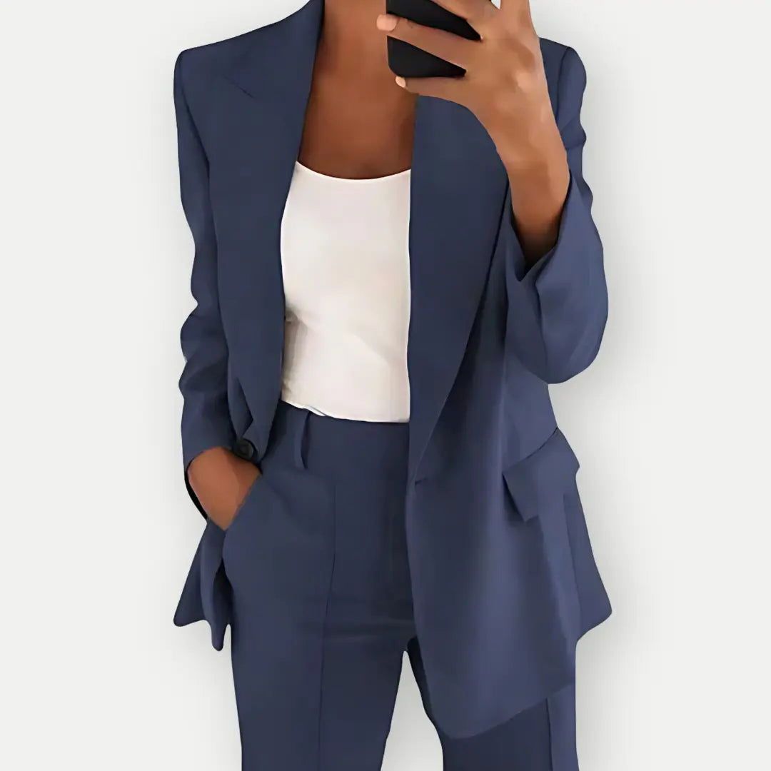 Ladies Formal Business Pantsuit Set