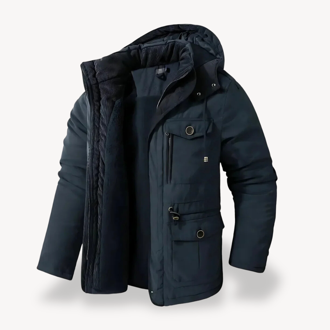Warm Waterproof Men's Ski Parka Coat