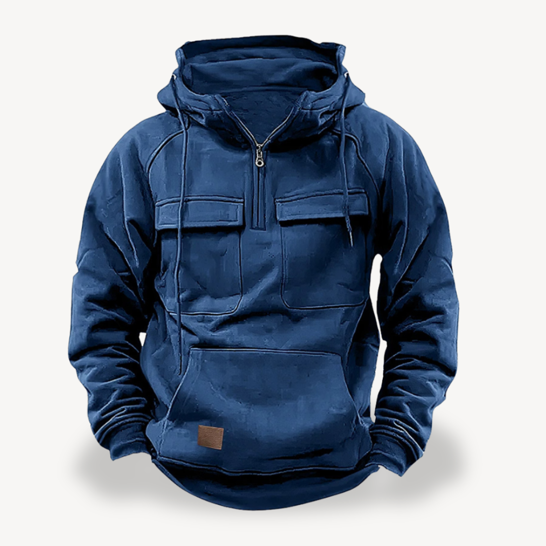 Warm Mens Fleece Hooded Jacket