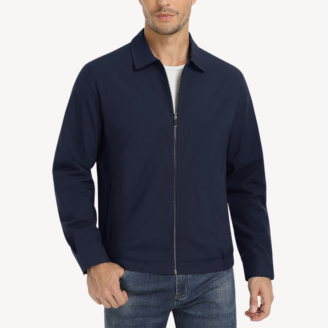 Waterproof Mens Zip Up Jacket with Pockets