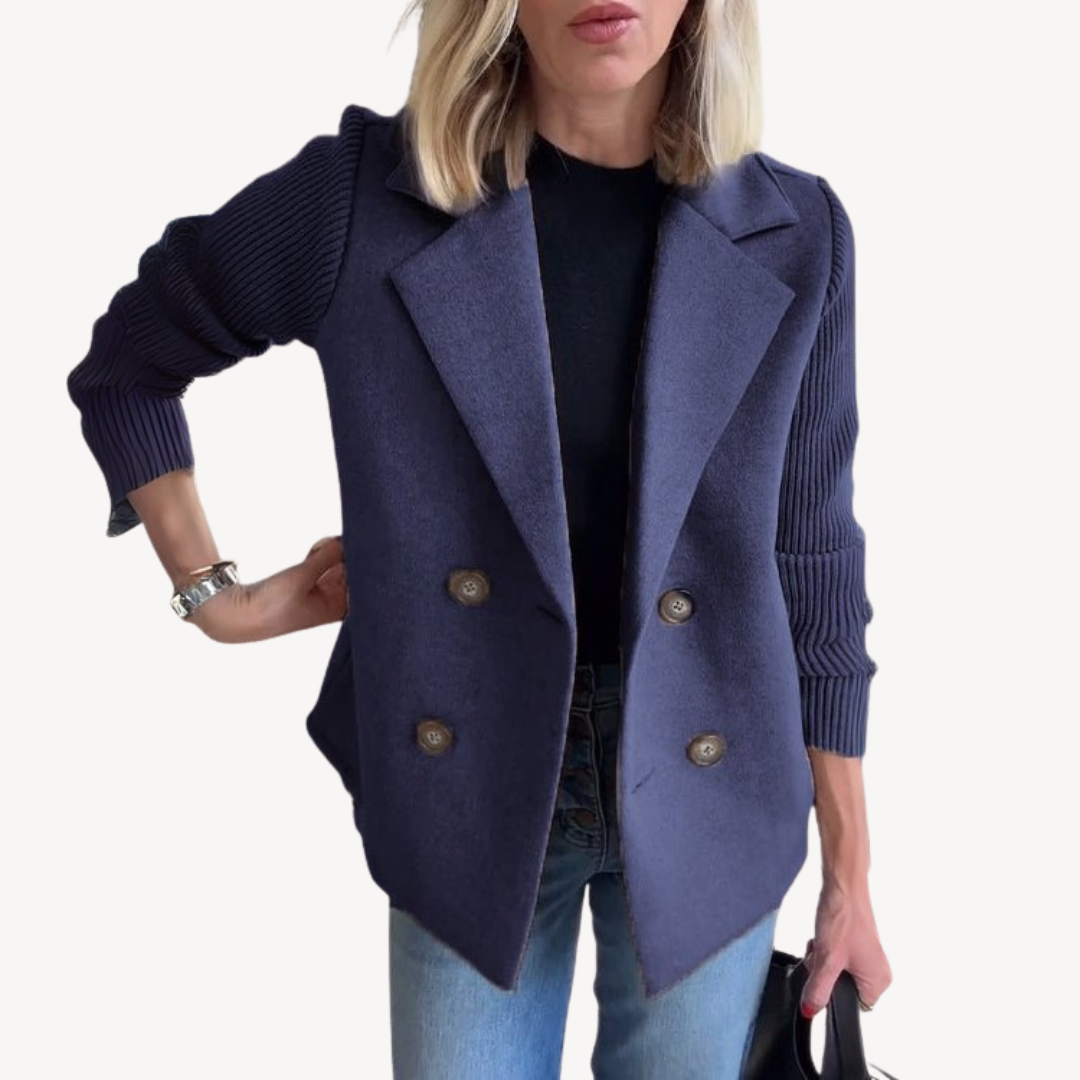 Classic Fit Wool Blazer for Women