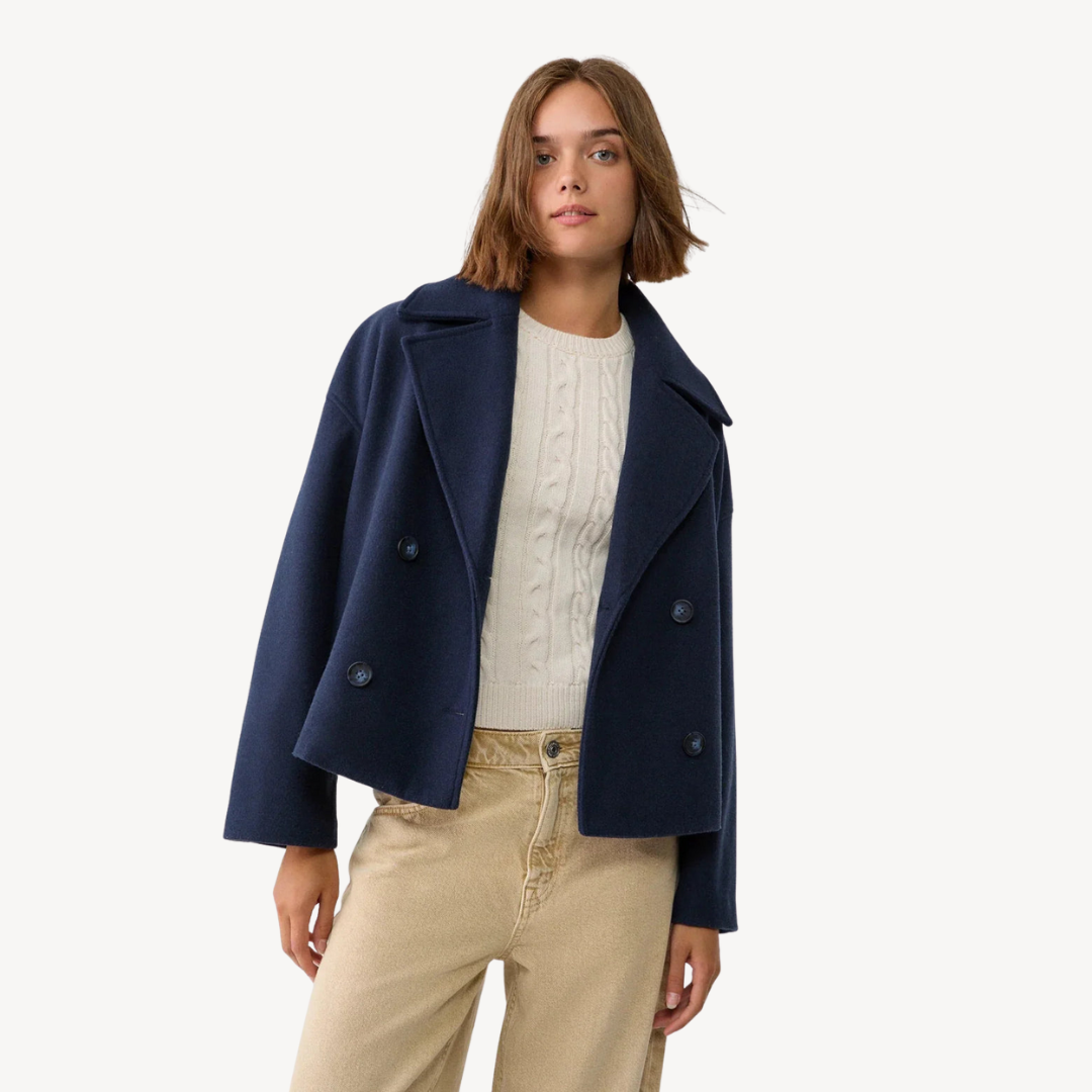 Short Wool Coat for Ladies