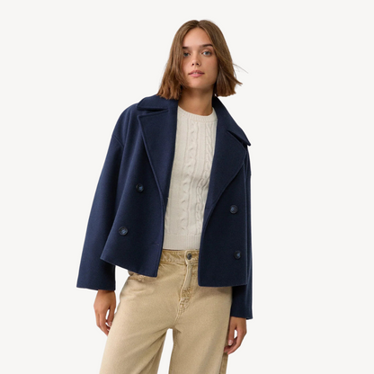 Short Wool Coat for Ladies