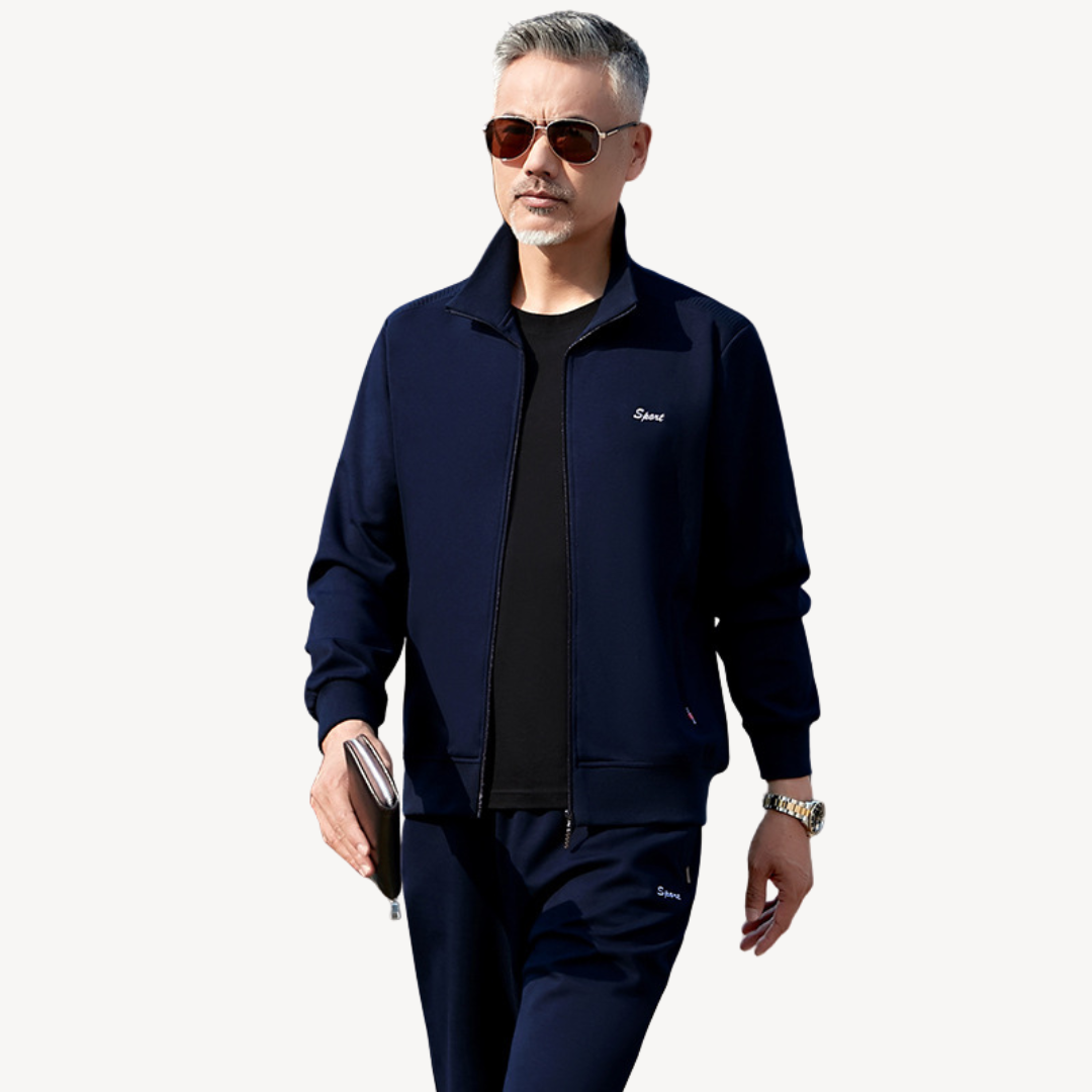 Men's Athletic Zip Up Suit