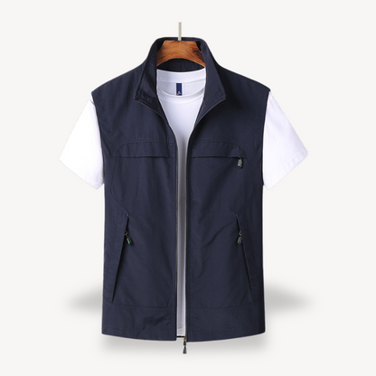 Breathable Men's Padded Gilet Vest - OutfitLondon