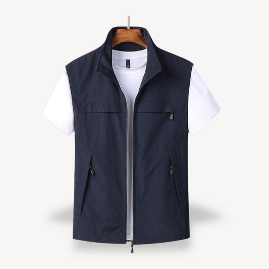 Breathable Men's Padded Gilet Vest - OutfitLondon